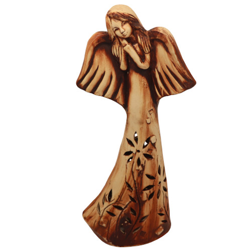 Anděl s kytičkami - lampa